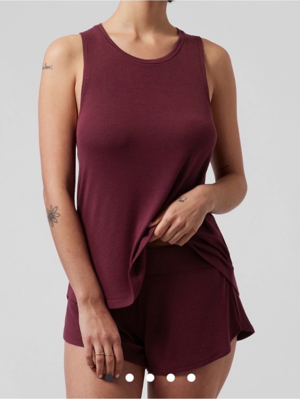 NWT Athleta Well Rested Rib Sleep Tank